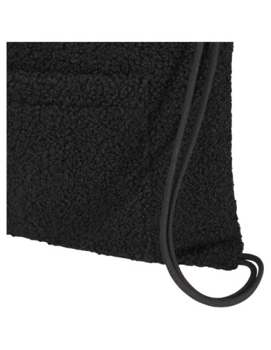 Zaino con cordoncino in sherpa riciclato certificato GRS da 9 litri Bear