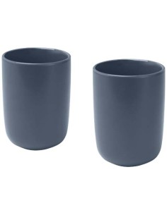 Set di 2 bicchieri in ceramica con finitura opaca da 350 ml Male