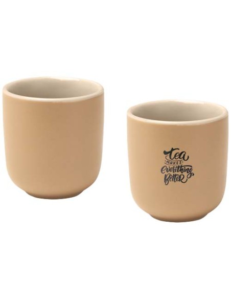 Set di 2 tazzine per espresso in ceramica con finitura opaca da 90 ml Male
