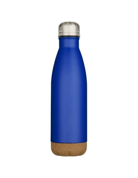 Borraccia termica in acciaio inossidabile a doppia parete isolamento sottovuoto da 500 ml con dettagli in sughero Cove