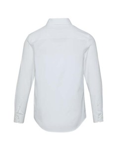 Camicia in tessuto di popeline da uomo Carnelian