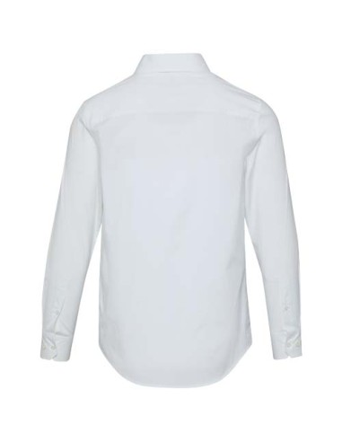 Camicia in tessuto di popeline da uomo Carnelian