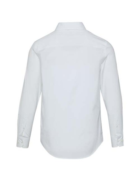 Camicia in tessuto di popeline da uomo Carnelian