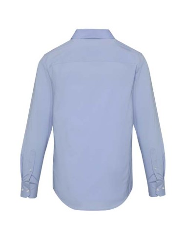 Camicia in tessuto di popeline da uomo Carnelian