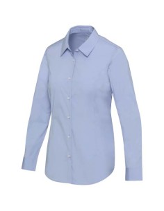 Camicia in tessuto di popeline da donna Carnelian