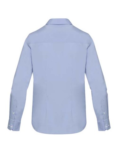 Camicia in tessuto di popeline da donna Carnelian