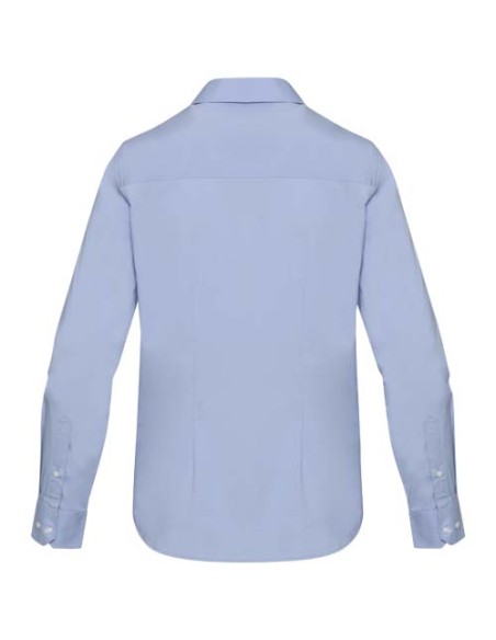 Camicia in tessuto di popeline da donna Carnelian