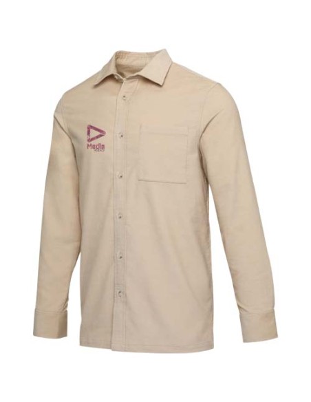 Camicia unisex in velluto a coste da 252 g/m² Alum