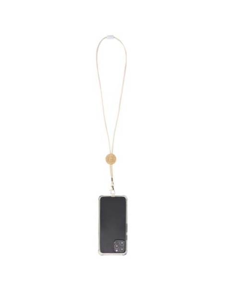 Lanyard per smartphone con dettagli in bambù Adhab