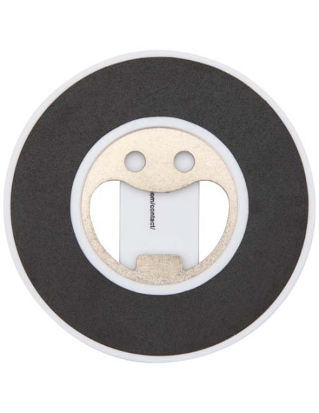 Supporto per telefono magnetico in plastica riciclata con apribottiglie Ain  Supporto per telefono magnetico in plastica riciclata con apribottiglie Ain
