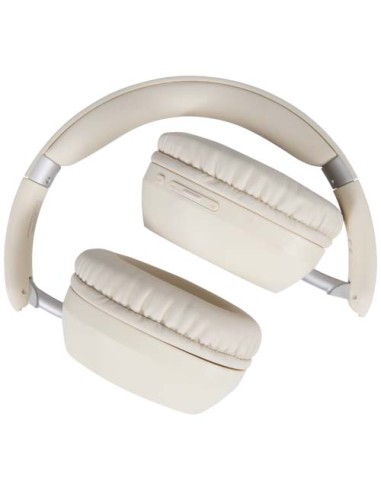 Cuffie over-ear pieghevoli in plastica riciclata con funzione ANC e ENC Hoggar