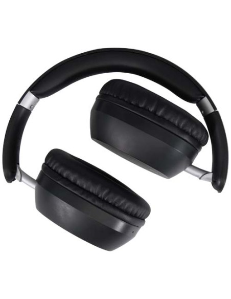 Cuffie over-ear pieghevoli in plastica riciclata con funzione ANC e ENC Hoggar
