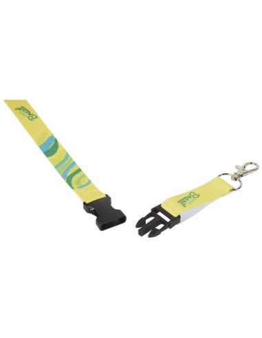 Lanyard Bucks con stampa in sublimazione e fibbia di sicurezza