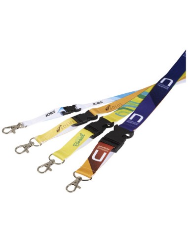 Lanyard Bucks con stampa in sublimazione e fibbia di sicurezza
