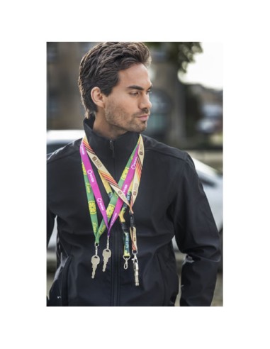 Lanyard Bucks con stampa in sublimazione e fibbia di sicurezza