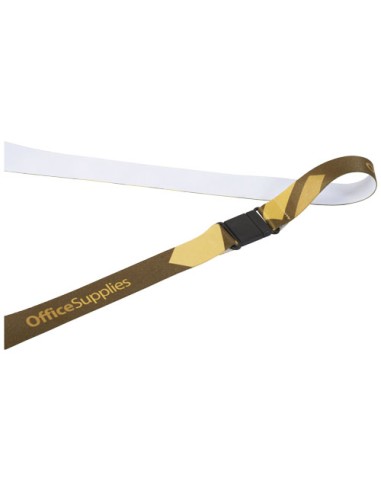 Lanyard Addie con stampa in sublimazione e sgancio di sicurezza