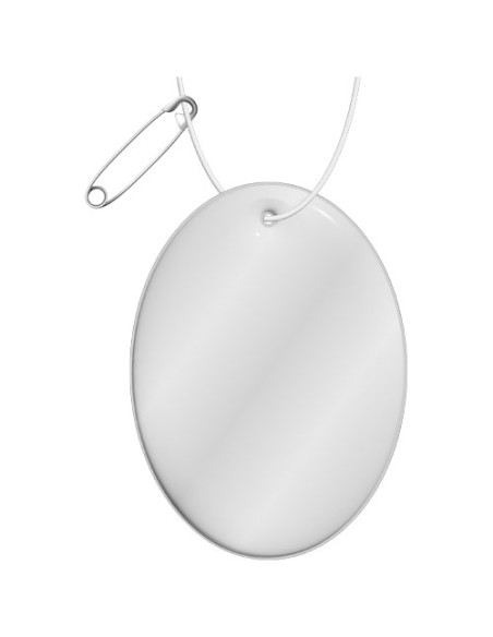 Pendaglio riflettente ovale