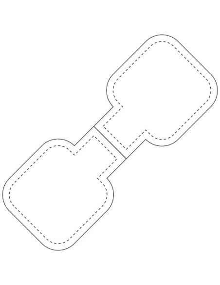 Calamita catarifrangente quadrata in PVC RFX™ 