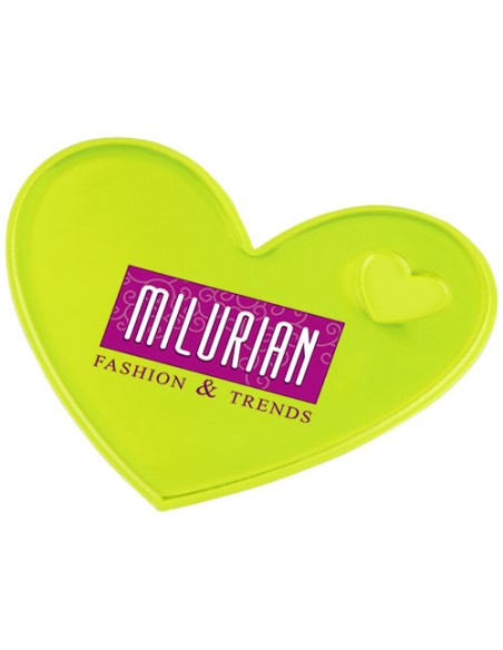 Adesivo riflettente a forma di cuore