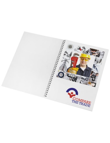 Notebook A4 spiralato Desk-Mate® con copertina in PP