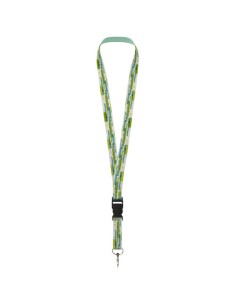 Lanyard Bucks in PET riciclato con stampa in sublimazione e fibbia di sicurezza