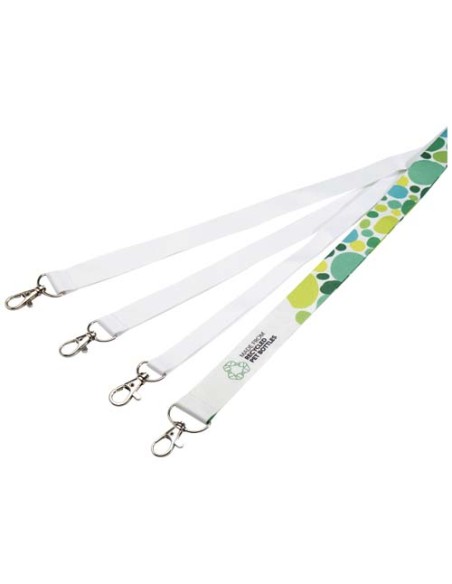 Lanyard Addie in PET riciclato con stampa in sublimazione e sgancio di sicurezza