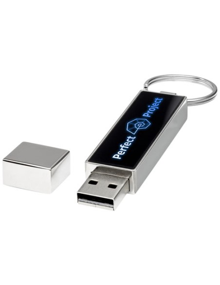 USB rettangolare con logo luminoso