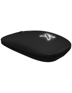 Mouse wireless in materiale antibatterico con logo luminoso SCX.design O22