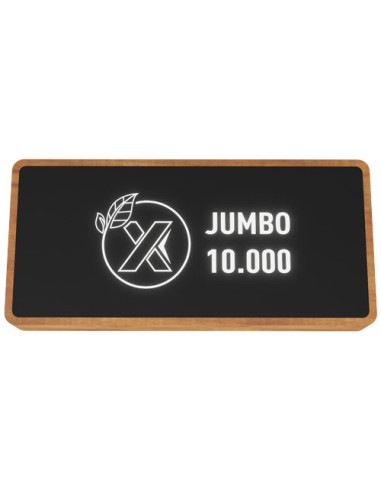 Power bank con ricarica wireless in legno da 10.000 mAh SCX.design P46