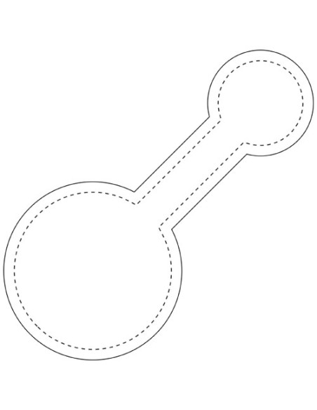 Grande calamita catarifrangente rotonda in TPU RFX™