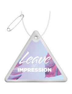 Gancio catarifrangente triangolare in PVC con catenella RFX™