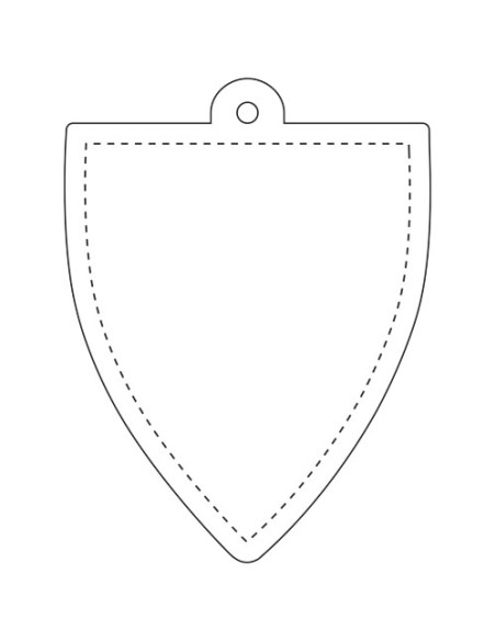 Gancio catarifrangente per badge con catenella RFX™