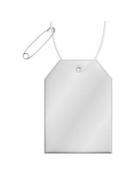 Gancio catarifrangente per etichetta in PVC con catenella RFX™ 