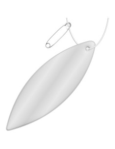 Gancio catarifrangente a ellisse in PVC con catenella RFX™