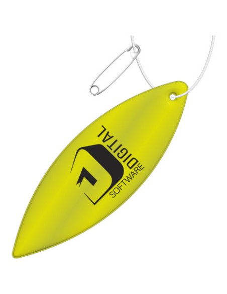 Gancio catarifrangente a ellisse in TPU con catenella RFX™