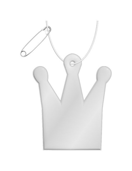 Gancio catarifrangente a forma di corona in TPU con catenella RFX™