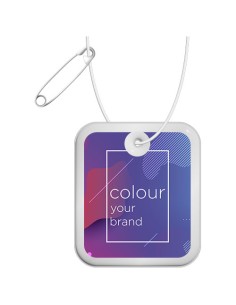  Gancio rettangolare in PVC catarifrangente XXL con catenella RFX™