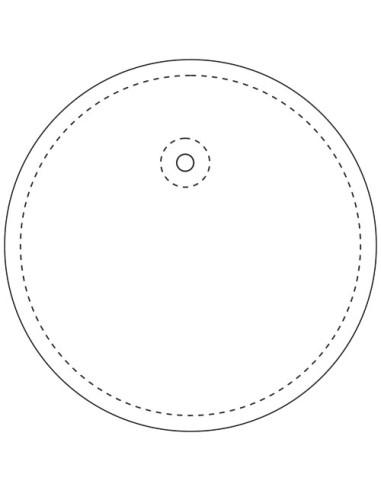 Gancio catarifrangente rotondo in TPU con catenella RFX™