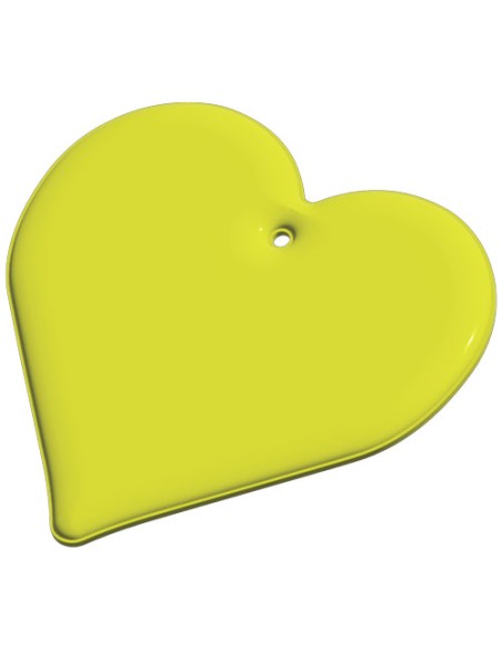 Gancio catarifrangente a forma di cuore in PVC con catenella RFX™