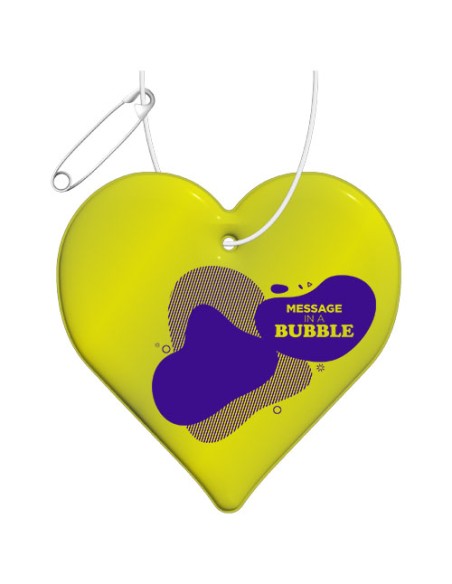 Gancio catarifrangente a forma di cuore in TPU con catenella RFX™