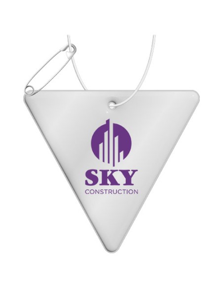 Gancio catarifrangente a triangolo invertito in TPU con catenella RFX™