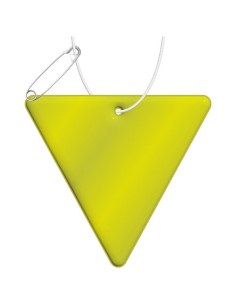 Gancio catarifrangente a triangolo invertito in TPU con catenella RFX™