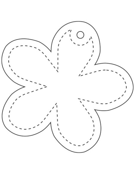  Gancio in TPU catarifrangente a forma di fiore con catenella RFX™