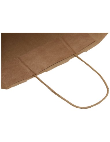 Sacchetto in carta kraft da 80-90 g/m2 con manici intrecciati - 32 x 12 x 40 cm