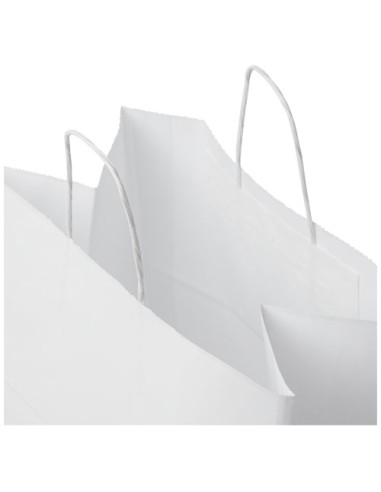 Sacchetto in carta kraft da 80-90 g/m2 con manici intrecciati - 34 x 20 x 35 cm