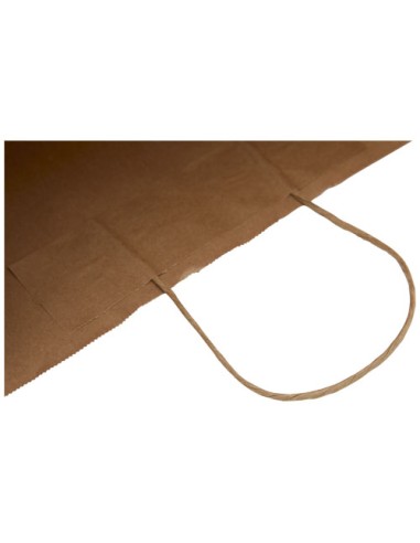 Sacchetto in carta kraft da 80-90 g/m2 con manici intrecciati - 34 x 20 x 35 cm