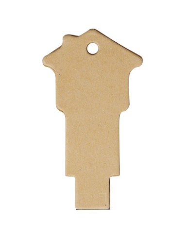 USB 2.0 in carta riciclata a forma di casa