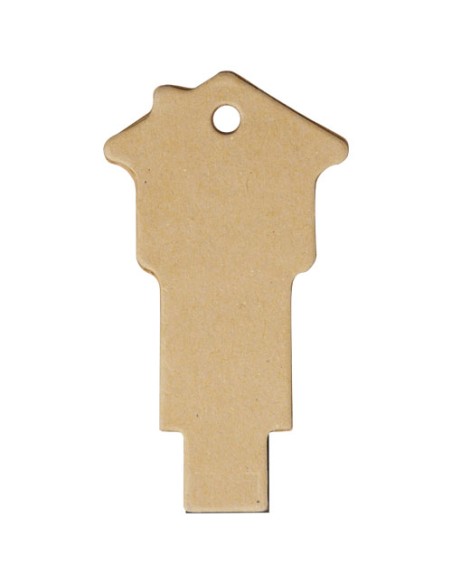 USB 2.0 in carta riciclata a forma di casa