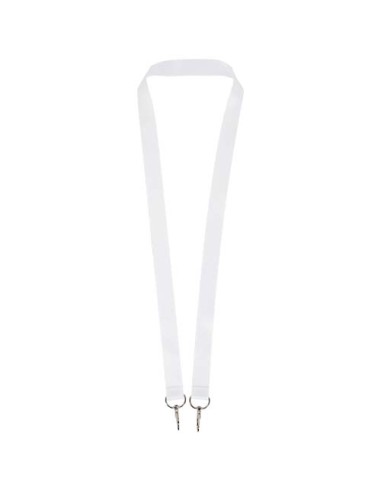 Lanyard in sublimazione in rPET Leia con 2 ganci