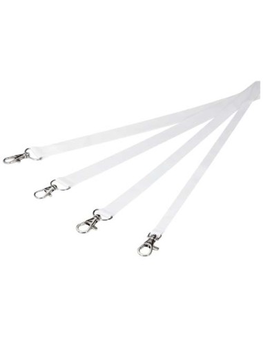 Lanyard in sublimazione in rPET Leia con 2 ganci